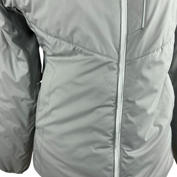 OUTDOOR RESEARCH Gray Refuge Hooded Insulated Jacket Women's Size XS Hiking - Picture 10 of 14